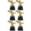 6 Unidades Troféu Plástico Para Festa Recompensa 9
