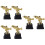 6 Unidades Troféu Plástico Para Festa Recompensa 8