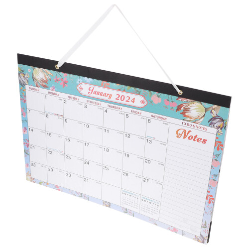 3Pcs Calendário De Parede Mensal Inglês Para Casa 2