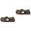 2 Pcs Decoração De Artificial Resina Para 4