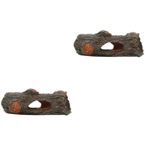 2 Pcs Decoração De Artificial Resina Para 2