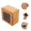 50 Unidades Kraft Para Cupcakes Com Janela Transparente 11