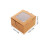 50 Unidades Kraft Para Cupcakes Com Janela Transparente 2