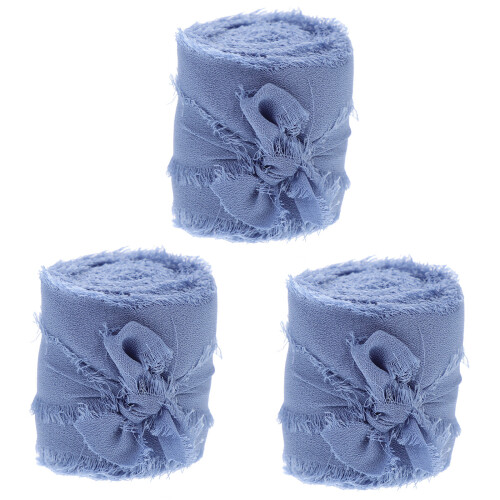 6 Unidades De Chiffon Com Franjas Para Presentes