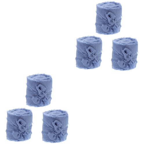 6 Unidades De Chiffon Com Franjas Para Presentes 2