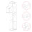 Number Design Flower Wreath Loop Iron Art Frame 3