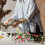 Number Design Flower Wreath Loop Iron Art Frame 7