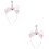 2Stk Rosa Party Haarreif Haarschmuck 7