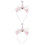 2Stk Rosa Party Haarreif Haarschmuck 6