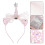 2Stk Rosa Party Haarreif Haarschmuck 11