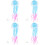 4 Unidades - Decorativa Falsa Para Vivid 5