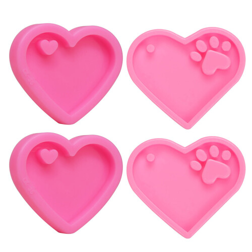 8 Unidades De Silicone E Pata Com Para Epóxi Diy