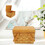 2Pcs Cesta De Madeira Com Alças E Tampa 11
