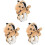3Pcs Pulseira De Animais Estilo Para 2