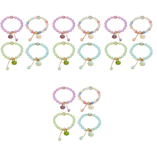 16 Peças Pulseiras De Com Pingente 2