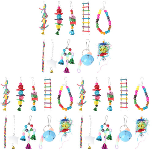 30 Unidades Brinquedo Pendurado Para Com Sino 2