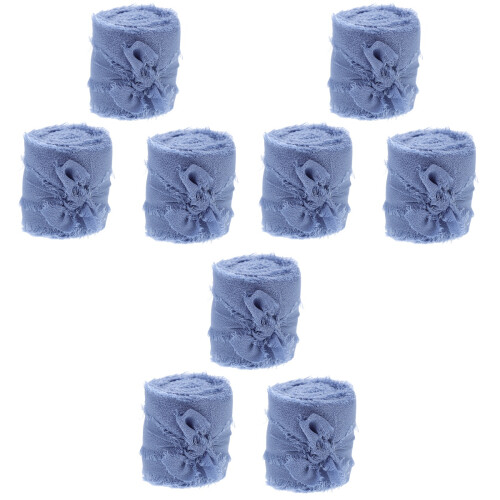9 Unidades De Franjas Chiffon Para Presentes 2