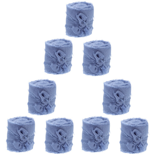 9 Unidades De Franjas Chiffon Para Presentes 1