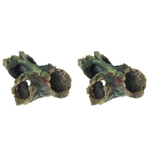 2Pcs Decoração De De Árvore Resina Para Oca 1