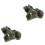 2Pcs Decoração De De Árvore Resina Para Oca 3