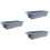 3Pcs Forma De Pão Retangular Silicone Para Torrada E Forno 8