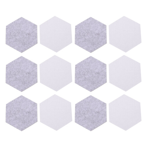 36 Peças Quadro De Recados Hexagonal Autoadesivo Para Parede