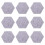 36 Peças Quadro De Recados Hexagonal Autoadesivo Para Parede 2