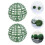 4Pcs Suporte Plástico Bola Para Grama Flores 3