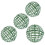 4Pcs Suporte Plástico Bola Para Grama Flores 2