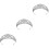 3Pcs Coroa Acessórios Brilhantes 5