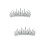2 Unidades Tiara De Coroa Para Noiva Acessório 8