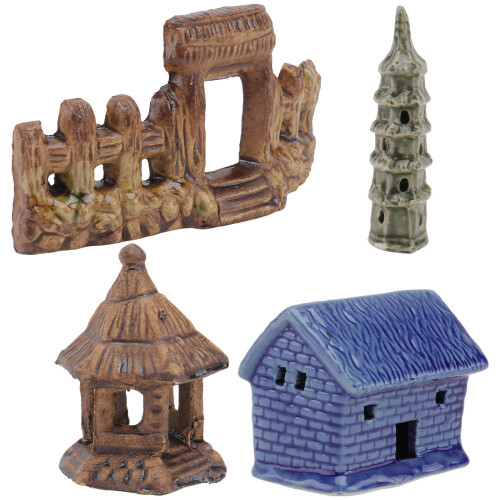 4Pcs Cerâmica Subaquático