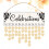 2 Unidades Conjunto Calendário Madeira Suspensa 8