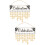 2 Unidades Conjunto Calendário Madeira Suspensa 7