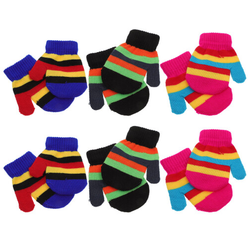 18 Pares De Luvas De Inverno Para Crianças