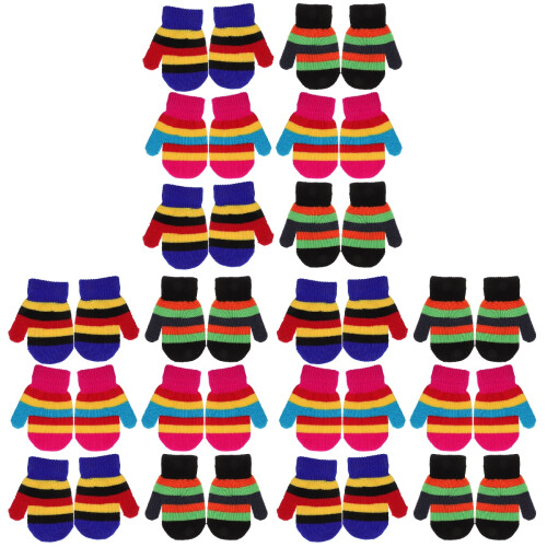 18 Pares De Luvas De Inverno Para Crianças 2