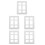 5Pcs Fundo 3D Metal Aço Para Scrapbooking Diy 6