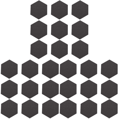 36 Peças Quadro De Recados Hexagonal Autoadesivo Para Parede 2