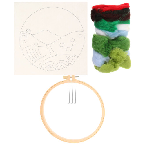 1Conjunto Kit Manual De Com E Agulha Para Decoração