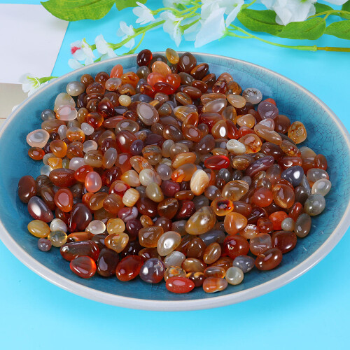 500G Natural Agate Britadas 0,5-1Cm Para E Paisagismo 2