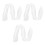 3 Pcs Longo Véu De Com ( , 2m) 8