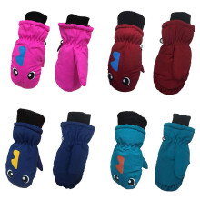 Warm Waterproof Kids Ski Gloves with Durable Anti-Lost Buckle - Winter Mittens