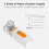 Portable Handheld Nebulizer Inhaler, Electric USB Mesh Atomizer Machine 2