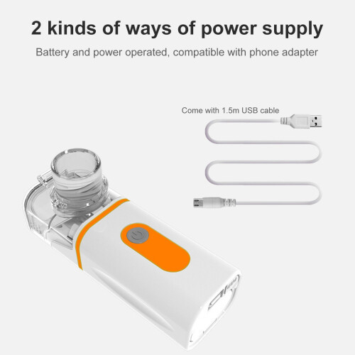 Portable Handheld Nebulizer Inhaler, Electric USB Mesh Atomizer Machine 1
