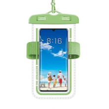 (Ash powder) Waterproof Cell Phone Pouch Floating,dry Bag For Phone,universal Waterproof Phone Case With Arm