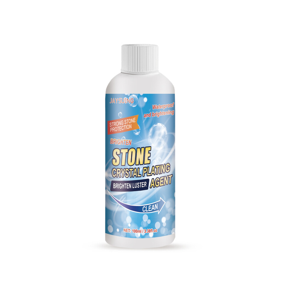 (100Ml) Jaysuing Stone Crystal Plating Agent Kitchen Tile Countertop Polishing Scratch Maintenance Cleaning Stain Brightener 4027305027637