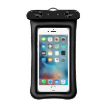 (black) Waterproof Float And Floating Cell Phone Waterproof Case Dry Bag Phone Pouch