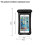 (black) Waterproof Float And Floating Cell Phone Waterproof Case Dry Bag Phone Pouch 2