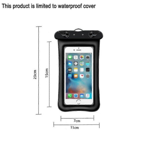 (black) Waterproof Float And Floating Cell Phone Waterproof Case Dry Bag Phone Pouch 1