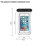 (White) Waterproof Float And Floating Cell Phone Waterproof Case Dry Bag Phone Pouch 2